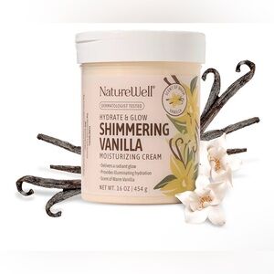 Shimmering Vanilla Moisturizing Cream- Hydrate & Glow